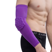 1Pc Arm manschette Armband Ellbogens tütze Basketball Arm manschette Atmungsaktive Fußball Sicherheit Sport Ellbogen polster Klammer schutz