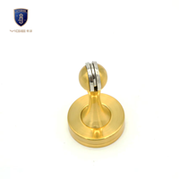 Butée de porte magnétique en acier inoxydable doré de haute qualité, protection de sécurité pour cuisine, salon, salle de bain, chambre à coucher - pour hôtels