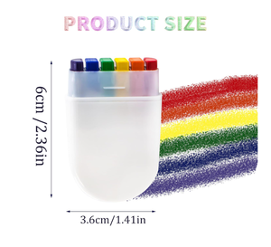 Crayones de Colores Arcoíris de Fácil Remoción, con Logotipo Personalizado, Regalo Promocional, Pintura Corporal y Facial para LGBT, Gays y Lesbianas - Product Image 5