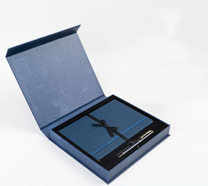 Notebook Business di lusso intelligente con penna Agenda classico diario Notebook con Power Bank e chiavetta Usb Inteligents - Product Image 4