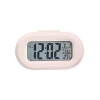 Horloge numérique de bureau, rétroéclairage, multifonction, alarme de bureau, décorations LED, petit format, calendrier électronique