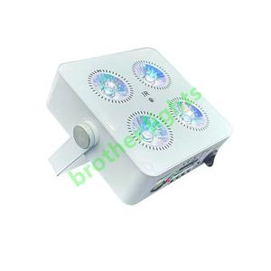 2025 6In1ขนาดเล็ก rgbwaauv แบตเตอรี่แอป WIFI ไฟพาร์ไลท์4*18W ไร้สาย4X18w แอปสำหรับเวที - Product Image 4