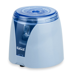 Taille-crayon électrique Eagle TY35, alimenté par piles, en plastique et métal, couleur bleue, papeterie pour crayons - Product Image 1