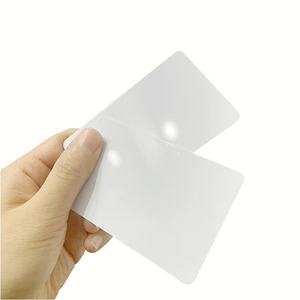 Özelleştirilmiş <span class=keywords><strong>NFC</strong></span> boş PVC akıllı kart su geçirmez yeniden yazılabilir Mini etiket T5577 çip ödeme tanımlama için 125kHz <span class=keywords><strong>RFID</strong></span> beyaz renk - Product Image 3