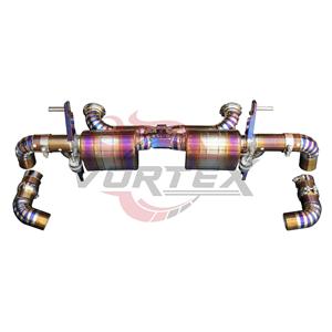 Échappement Catback Vortex Luxury Titanium Valvetronic Son F1 Finition Bleu Brûlé Épaisseur 1,2 mm Garantie 24 Mois pour AUDI R8 V10 - Product Image 5