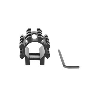 Montura de Linterna Láser de Instalación Rápida de 25.4 mm, Abrazadera Anodizada Negra Mate para Actividades Tácticas de Caza al Aire Libre - Product Image 3