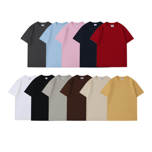 Haute qualité 260gsm coton surdimensionné Fit T-Shirt Logo personnalisé impression vierge hommes et femmes <span class=keywords><strong>Style</strong></span> usine en gros - Product Image 3