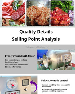 Mezcladora de Carne al Vacío de Acero Inoxidable para Maquinaria de Procesamiento de Alimentos - Product Image 6