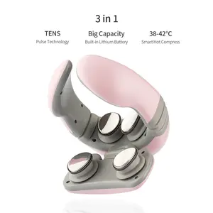 Hot Selling 4D Magnetic Pulse Heating Neck Massager Wireless 4 Head TENS Neck and Back Massage Products