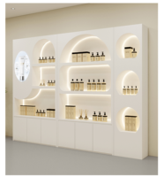 Vitrines de présentation cosmétiques haut de gamme |   Meubles de présentation laqués pour les soins de la peau, destinés aux salons de beauté et de manucure