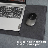 Housse de protection pour ordinateur portable en Alcantara de luxe, 14-16 pouces, imperméable, écologique, respirante, pour Macbook HP, en daim