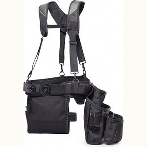 BSCIプロカスタムチームデザインヘビーデューティーツールベルト高級スタイルジッパー留め具調整可能カーペンターサスペンダーポーチ - Product Image 5