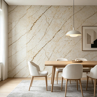 Panneau mural en PVC imperméable moderne, imitation marbre, avec protection UV, pour la décoration intérieure de la maison, du bureau et de la chambre, 2400x1200mm
