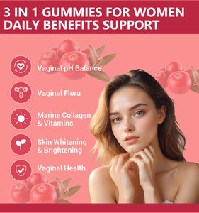 Women's collagen Probiotic gluta Gummies 3 in 1 <b>candy</b> female Glow Skin Whitening Halal Certified Women collagen Probiotic Gummy - Product Image 6