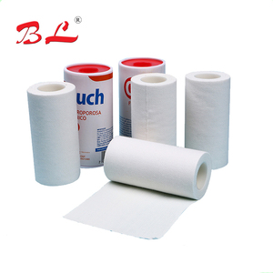 Cinta Adhesiva de Óxido de Zinc para Apósitos Médicos, 100% Algodón, con Orificio, Fácil de Rasgar, en Envase de Plástico - Product Image 4