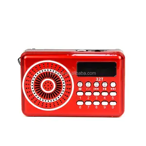 J-32 T manufacture hot selling pocket home mini radio with FM sound complete band receive and UV paint