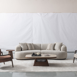 शादी की घटना के लिए भव्य आधुनिक वाणिज्यिक फर्नीचर घुमावदार डिजाइन मखमली मॉड्यूलर कपड़े अनुभागीय सोफा - Product Image 3