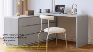 Bàn trang điểm Vanity phòng ngủ trang điểm Vanity bảng LED màn hình cảm ứng trang điểm gương nhà máy trực tiếp giá tối thiểu số lượng đặt hàng - Product Image 4