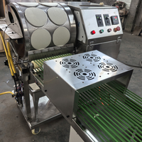 Machine à Crêpes Électrique Commerciale Personnalisée Double Taille pour Crêpes, Gâteaux au Canard Rôti, Gâteaux Mille-Feuilles et Crêpes Automatiques