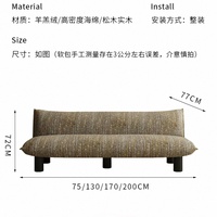 Vente directe usine – Fauteuil de salon paresseux style artistique rétro français, personnalisable