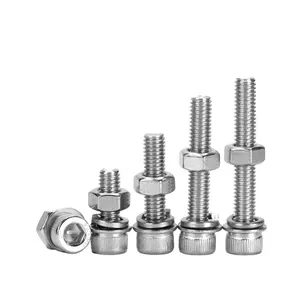 Hsl ổ cắm đầu Bolt hình lục giác ổ cắm Bolt của xi lanh thép không gỉ 304 316 347 321 đầu lục giác ổ cắm đầu Bolt