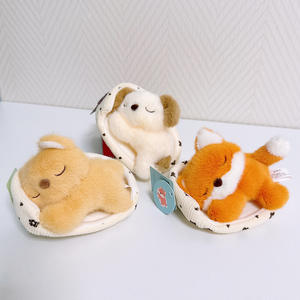 Cesta de dormir tipo sofá, juguete de peluche de animal, juguete infantil de terciopelo, muñeco de elefante bebé durmiente de algodón PP, zorro soñoliento, <span class=keywords><strong>gatito</strong></span> <span class=keywords><strong>acostado</strong></span> - Product Image 4