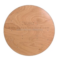 Sunzo – meuble de Restaurant de mariage, Table ronde pliante pour Banquet, vente en gros
