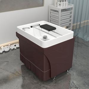 Salon Furniture Hair Washing <strong>Portable</strong> <strong>Shampoo</strong> <strong>Sink</strong> With SPA Head Water Therapy for Thai Massage Table Beauty Bed - Product Image 3