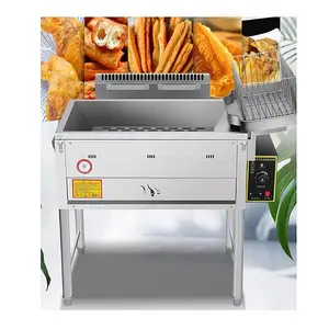 Commercl kitchen griddle and deep fryer electric For Fry chicken/patato chips/onion rings