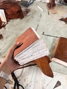 Couverture de cahier A5 pur coton imprimé, faite à la main, conception personnalisée, couverture en tissu, couture à la selle, meilleur prix de gros, couture à fil - Product Image 2