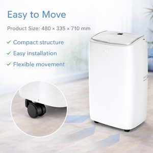 Aire Acondicionado Portátil de 12000 BTU con Refrigerante R290, Eficiencia Energética, Fijo para el Hogar - Product Image 4