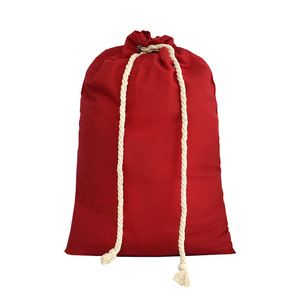 <b>Large</b> Blank Christmas Bag <b>Santa</b> <b>Sack</b> Canvas Gift Bags Cotton Drawstrings Burlap Decorations for Presents - Product Image 5