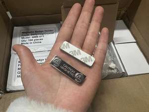 מגנט עגול חזק באיכות מושלמת של דיילי מג <span class=keywords><strong>2026</strong></span> לתג, מגנט ניאודימיום לאחיזה של תג שם, מגנט לאדמה נדירה - Product Image 5