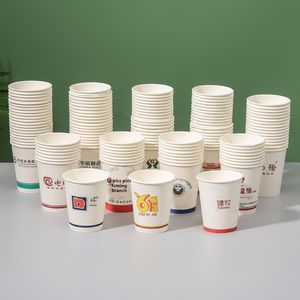 Gobelet jetable <span class=keywords><strong>en</strong></span> <span class=keywords><strong>carton</strong></span> blanc simple couche, épaissi, écologique, enduit de PE, résistant aux fuites pour vin, dîner, thé, eau - Product Image 3