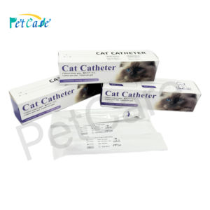 Cathéter urinaire pour chat jetable médical utilisé en clinique pour animaux de compagnie avec/sans trous latéraux du stylet/cathéter ouvert pour chat - Product Image 3