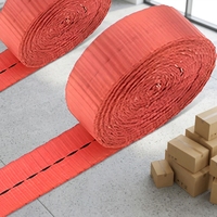 Sangle de fixation pour camion en PP/PET/PES, sangle tressée en polyester pour cargaison, attache à cliquet, haute résistance à la traction, résistance à la rupture de 800 kg
