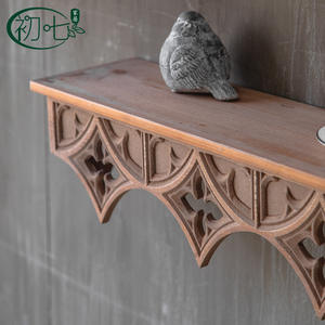 The Seventh Day <b>Wall</b> Shelf Rectangle Float Pattern <b>Wall</b> Mounted <b>Storage</b> Rack Wedding Decoration Prop - Product Image 4