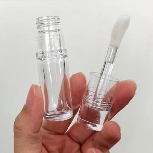 Custom <b>clear</b> Round Lip Gloss Tube with Wand with Empty Tube Lip Gloss 4.0-7.5ml - Product Image 1