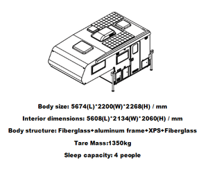 Caravana Moderna de Gran Capacidad para 4 Personas, Nueva Llegada 2026, Directo de Fábrica, con Baño Integrado, en Venta - Product Image 5