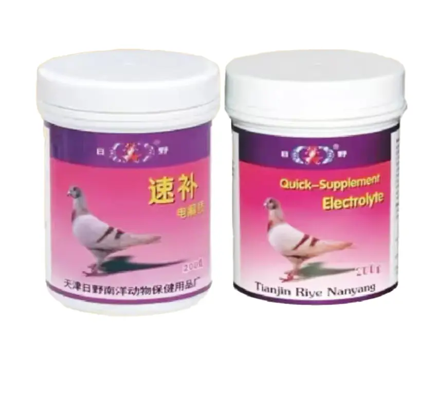 Supplemento di piccione rapido rifornimento di elettroliti idratazione in polvere bevanda elettrolitica per le corse & piccioni homing dopo