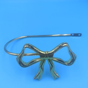 Customized Gold Metal Bow Curtain Hook Durable Modern Design <b>Hardware</b> Accessory - Product Image 4