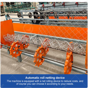 OCEAN Diamond Wire Mesh Net Weave Make Machine Manual Metal <b>Chain</b> Link Fence Machine South Africa Price - Product Image 4