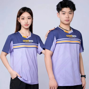 GEWO F20 Vêtements de <span class=keywords><strong>ping</strong></span>-<span class=keywords><strong>pong</strong></span> professionnels à manches courtes, maillot léger, à séchage rapide, respirant et anti-transpiration - Product Image 5