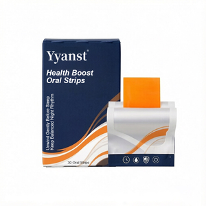 Tiras Orales para Dormir OEM, Fórmula para Mejorar la Salud, Marca Privada, Relajación Antes de Dormir, 30 Unidades, Suplemento Portátil para la Relajación Previa al Sueño - Product Image 1