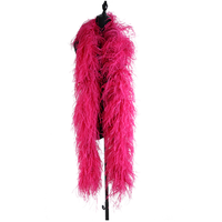 Boa de plumes d'autruche 6 plis pour l'artisanat de fête de mariage bricolage pour les décorations de vêtements de carnaval accessoires de costumes bon prix