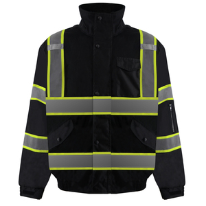 SMASYS hommes Hi Vis veste <span class=keywords><strong>de</strong></span> sécurité réfléchissante d'hiver vêtements <span class=keywords><strong>de</strong></span> <span class=keywords><strong>travail</strong></span> 2 en 1 polaire <span class=keywords><strong>haute</strong></span> <span class=keywords><strong>visibilité</strong></span> vêtements <span class=keywords><strong>de</strong></span> <span class=keywords><strong>travail</strong></span> veste imperméable - Product Image 1