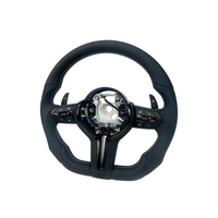 Volant sport en forme de D M Sport avec cuir et alliage aluminium-magnésium 3 branches pour les séries F32 M3/M6