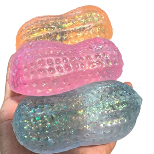 ขนมขบเคี้ยวถั่วลิสงบีบเล่นสีสันสดใส ขายดี ช่วยคลายเครียด - Product Image 2