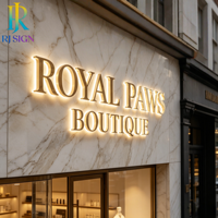 Enseigne lumineuse LED en acrylique de qualité supérieure, enseigne personnalisée pour entreprise, enseigne publicitaire pour devanture de magasin, enseigne avec logo