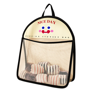 Nice Day Hanging Storage Bag Mesh Organizer For Socks Underwear Wardrobe Door Wall Mount Hook Type Rectangle Shape - Product Image 5